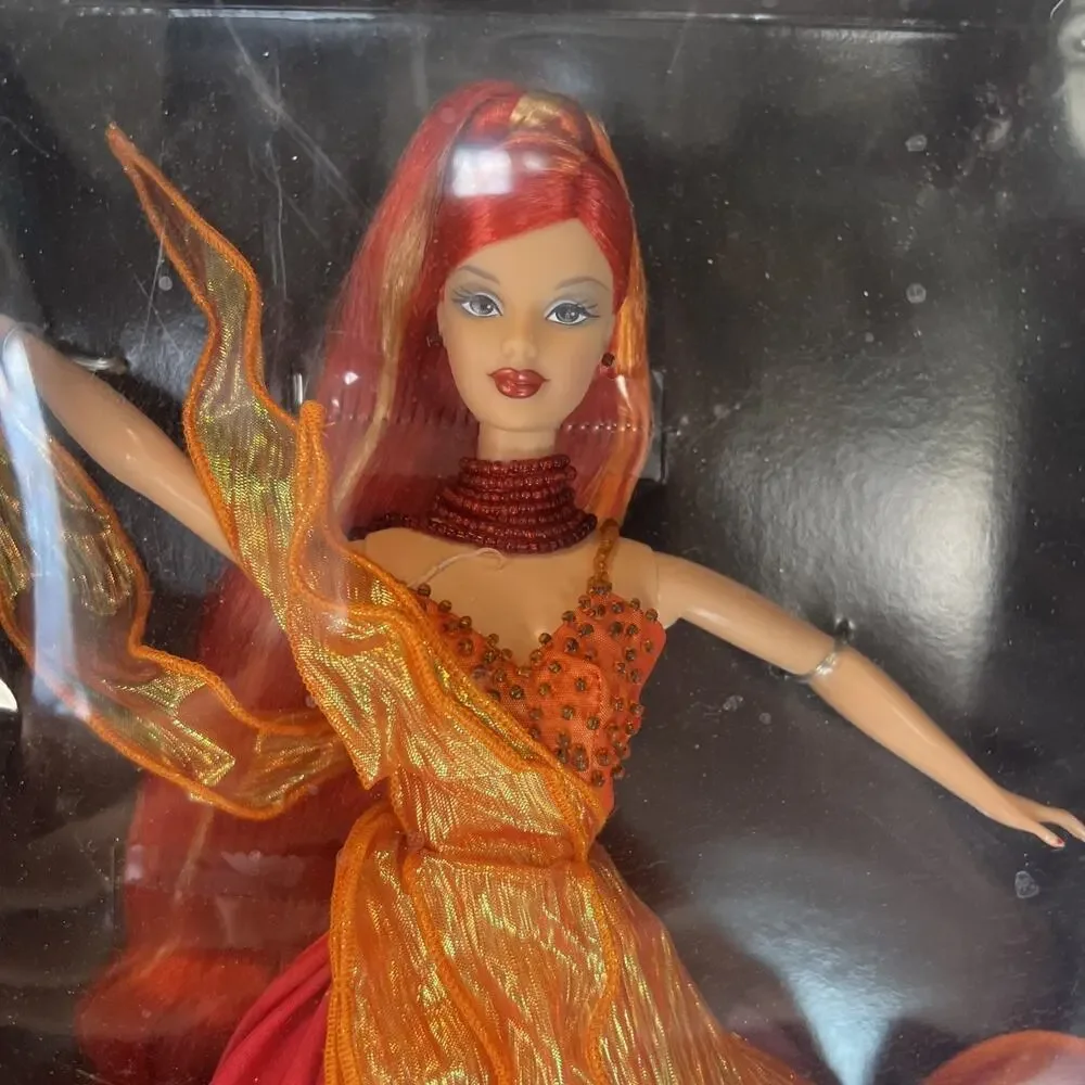 VTG Dancing Fire Barbie Doll Essence of Nature Collection Limited Edition Mattel